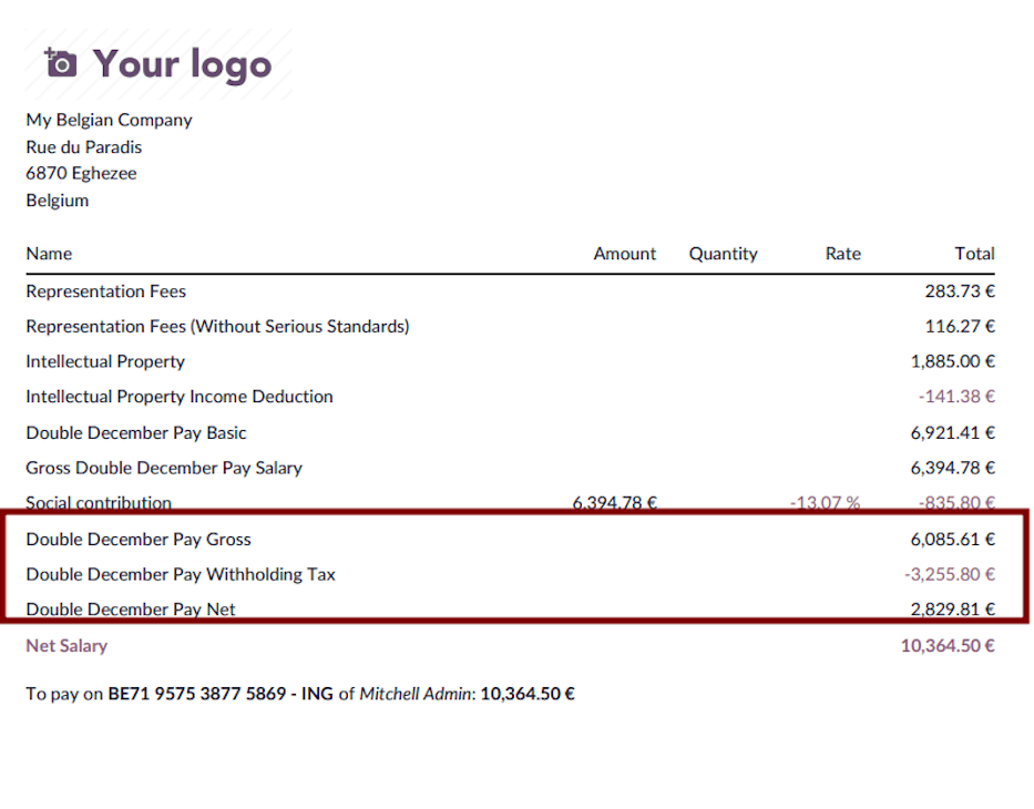 December Pay Double.