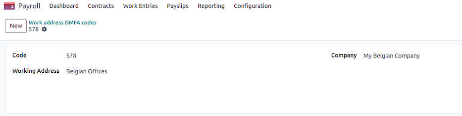 DmfA - Work Location ONSS ID.